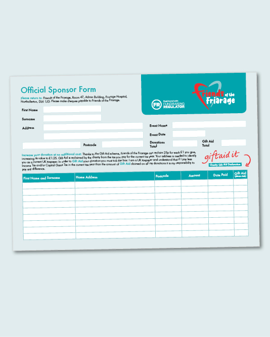 Official Sponsor Form